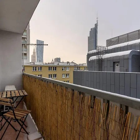 Central 2-Bedroom Apartment - Balcony, City View, Top Location - By Rentujemy Warszawa Zewnętrze zdjęcie